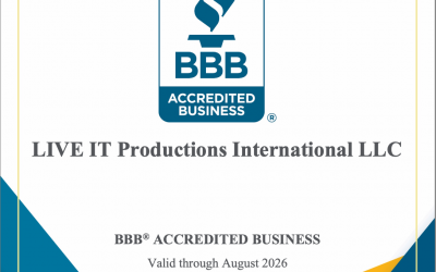 LIVE IT is honored to have completed four years of accreditation with the Better Business Bureau